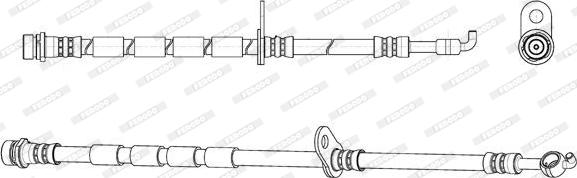 Ferodo FHY2830 - Flessibile del freno www.autoricambit.com