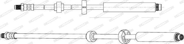 Ferodo FHY2745 - Flessibile del freno www.autoricambit.com