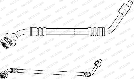 Ferodo FHY2740 - Flessibile del freno www.autoricambit.com