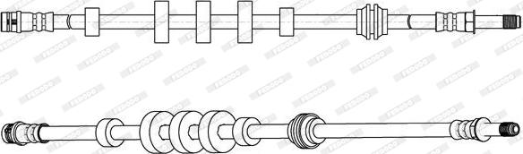 Ferodo FHY2731 - Flessibile del freno www.autoricambit.com