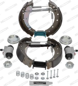 Ferodo FMK438 - Kit freno, freni a tamburo www.autoricambit.com