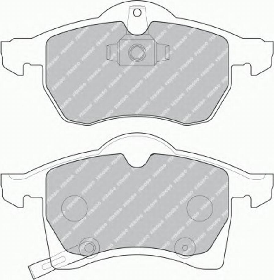 Ferodo FQT1295 - Kit pastiglie freno, Freno a disco www.autoricambit.com