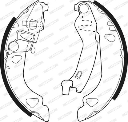 Ferodo FSB477 - Kit freno, freni a tamburo www.autoricambit.com