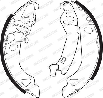 Ferodo FSB477 - Kit freno, freni a tamburo www.autoricambit.com