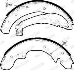 Ferodo FSB534R - Kit freno, freni a tamburo www.autoricambit.com