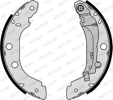 Ferodo FSB577 - Kit freno, freni a tamburo www.autoricambit.com