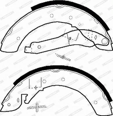 Ferodo FSB194 - Kit freno, freni a tamburo www.autoricambit.com