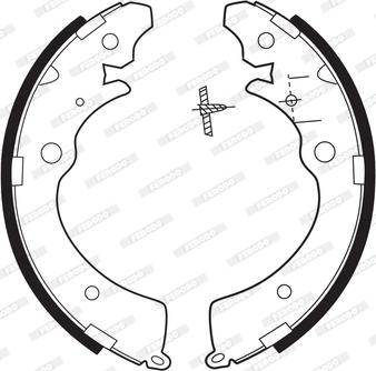 Ferodo FSB318 - Kit freno, freni a tamburo www.autoricambit.com