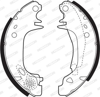 Ferodo FSB338 - Kit freno, freni a tamburo www.autoricambit.com