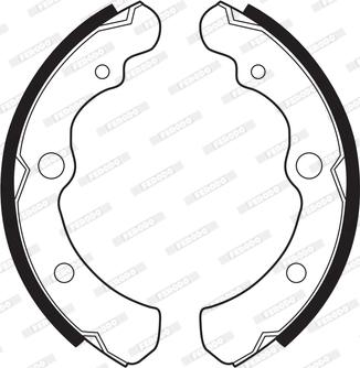 Ferodo FSB259 - Kit freno, freni a tamburo www.autoricambit.com