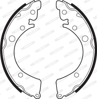 Ferodo FSB231 - Kit freno, freni a tamburo www.autoricambit.com