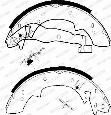 Ferodo FSB76R - Kit freno, freni a tamburo www.autoricambit.com