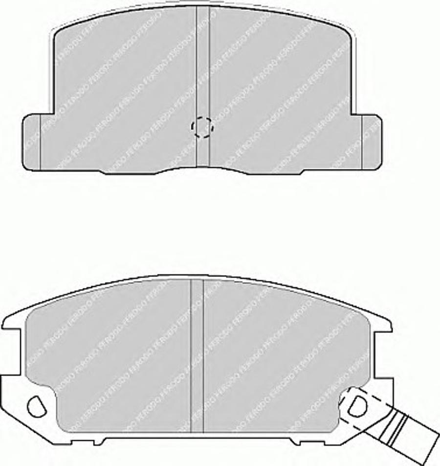 Ferodo FSL470 - Kit pastiglie freno, Freno a disco www.autoricambit.com