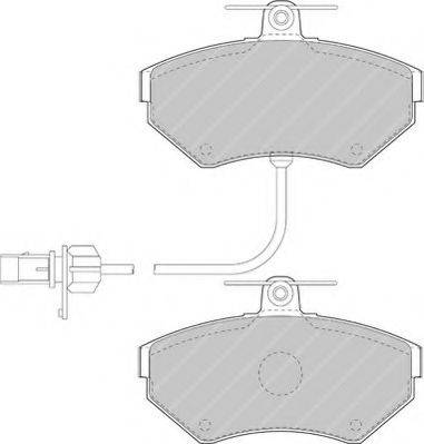 Ferodo FSL1451 - Kit pastiglie freno, Freno a disco www.autoricambit.com