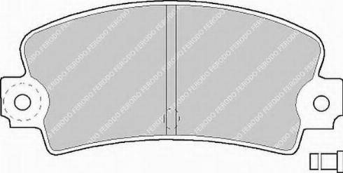 Ferodo FSL114 - Kit pastiglie freno, Freno a disco www.autoricambit.com