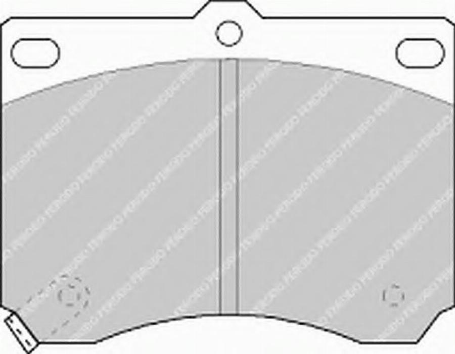 Ferodo FSL714 - Kit pastiglie freno, Freno a disco www.autoricambit.com