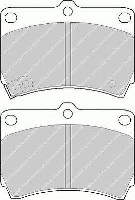 Ferodo FSL715 - Kit pastiglie freno, Freno a disco www.autoricambit.com