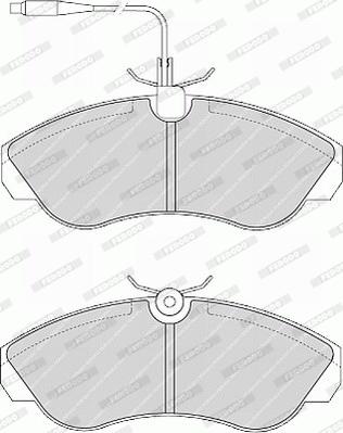 Ferodo FVR968 - Kit pastiglie freno, Freno a disco www.autoricambit.com