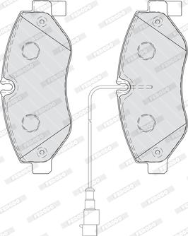 Ferodo FVR4053 - Kit pastiglie freno, Freno a disco www.autoricambit.com