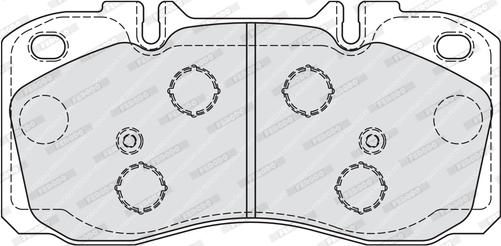 Ferodo FVR4038 - Kit pastiglie freno, Freno a disco www.autoricambit.com