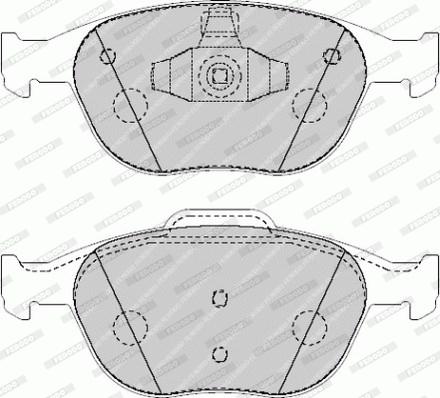 Ferodo FVR1568 - Kit pastiglie freno, Freno a disco www.autoricambit.com