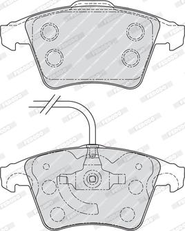 Ferodo FVR1642 - Kit pastiglie freno, Freno a disco www.autoricambit.com