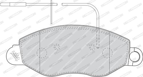 Ferodo FVR1616 - Kit pastiglie freno, Freno a disco www.autoricambit.com