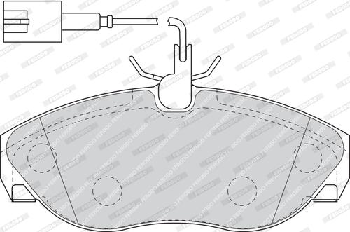 Ferodo FVR1396 - Kit pastiglie freno, Freno a disco www.autoricambit.com