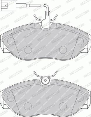 Ferodo FVR1396 - Kit pastiglie freno, Freno a disco www.autoricambit.com