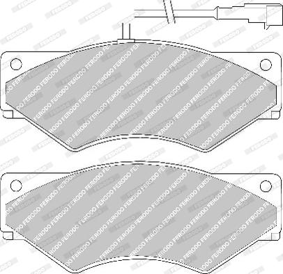 Ferodo FVR1350 - Kit pastiglie freno, Freno a disco www.autoricambit.com