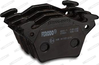 Ferodo FVR1305 - Kit pastiglie freno, Freno a disco www.autoricambit.com