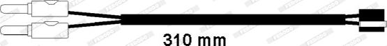 Ferodo FWI310 - Contatto segnalazione, Usura past. freno/mat. d'attrito www.autoricambit.com