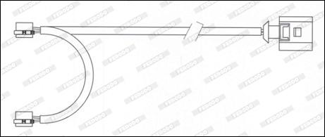 Ferodo FWI339 - Contatto segnalazione, Usura past. freno/mat. d'attrito www.autoricambit.com