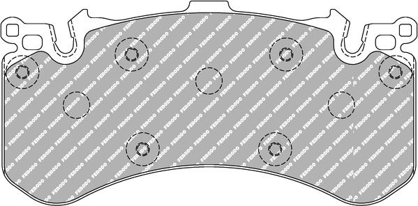 Ferodo Racing FCP4468H - Kit pastiglie freno, Freno a disco www.autoricambit.com