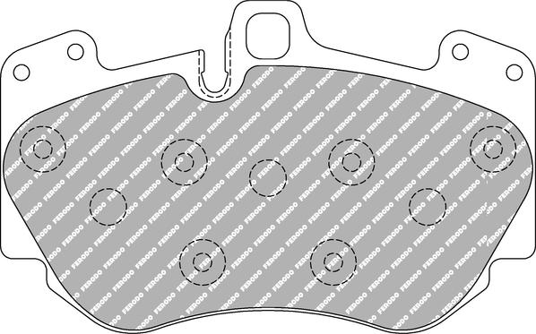 Ferodo Racing FCP4467H - Kit pastiglie freno, Freno a disco www.autoricambit.com