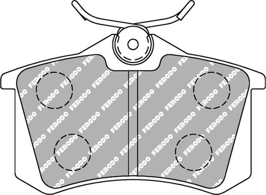 Ferodo Racing FCP1491H - Kit pastiglie freno, Freno a disco www.autoricambit.com