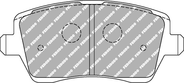 Ferodo Racing FCP1617W - Kit pastiglie freno, Freno a disco www.autoricambit.com