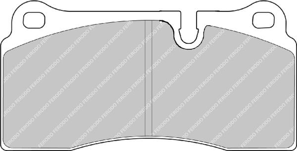 Ferodo Racing FDS1281 - Kit pastiglie freno, Freno a disco www.autoricambit.com