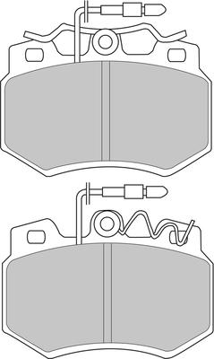 Ferodo Racing FDS434 - Kit pastiglie freno, Freno a disco www.autoricambit.com