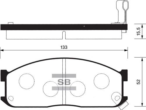 BENDIX 572332X - Kit pastiglie freno, Freno a disco www.autoricambit.com