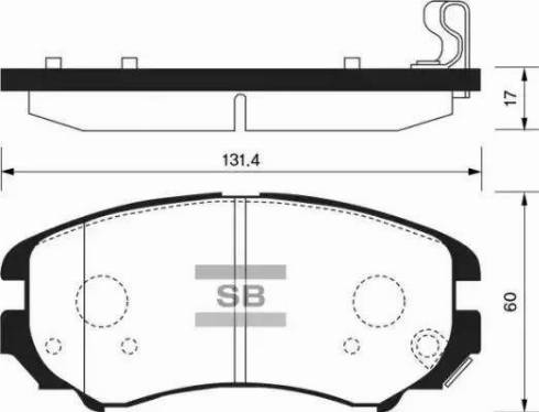 Starline BD S445P - Kit pastiglie freno, Freno a disco www.autoricambit.com