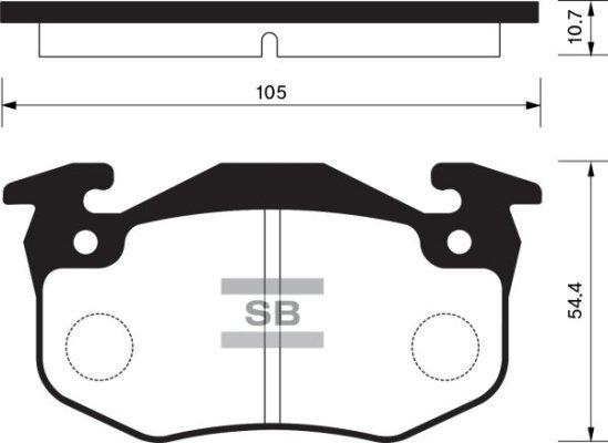 VEMA PE.0608.1 - Kit pastiglie freno, Freno a disco www.autoricambit.com