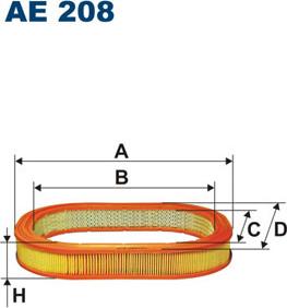 Filtron AE208 - Filtro aria www.autoricambit.com