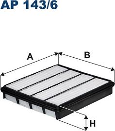 Filtron AP143/6 - Filtro aria www.autoricambit.com