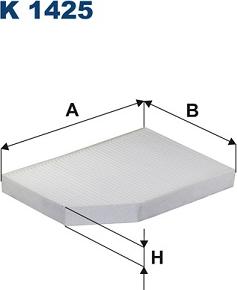 Filtron K 1425 - Filtro, Aria abitacolo www.autoricambit.com