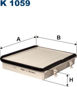 Filtron K1059 - Filtro, Aria abitacolo www.autoricambit.com