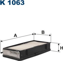 Filtron K1063 - Filtro, Aria abitacolo www.autoricambit.com