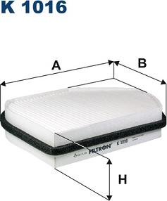 Filtron K1016 - Filtro, Aria abitacolo www.autoricambit.com