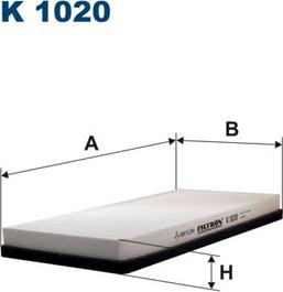 Filtron K1020 - Filtro, Aria abitacolo www.autoricambit.com