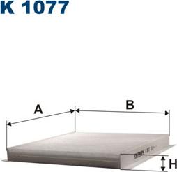 Filtron K1077 - Filtro, Aria abitacolo www.autoricambit.com